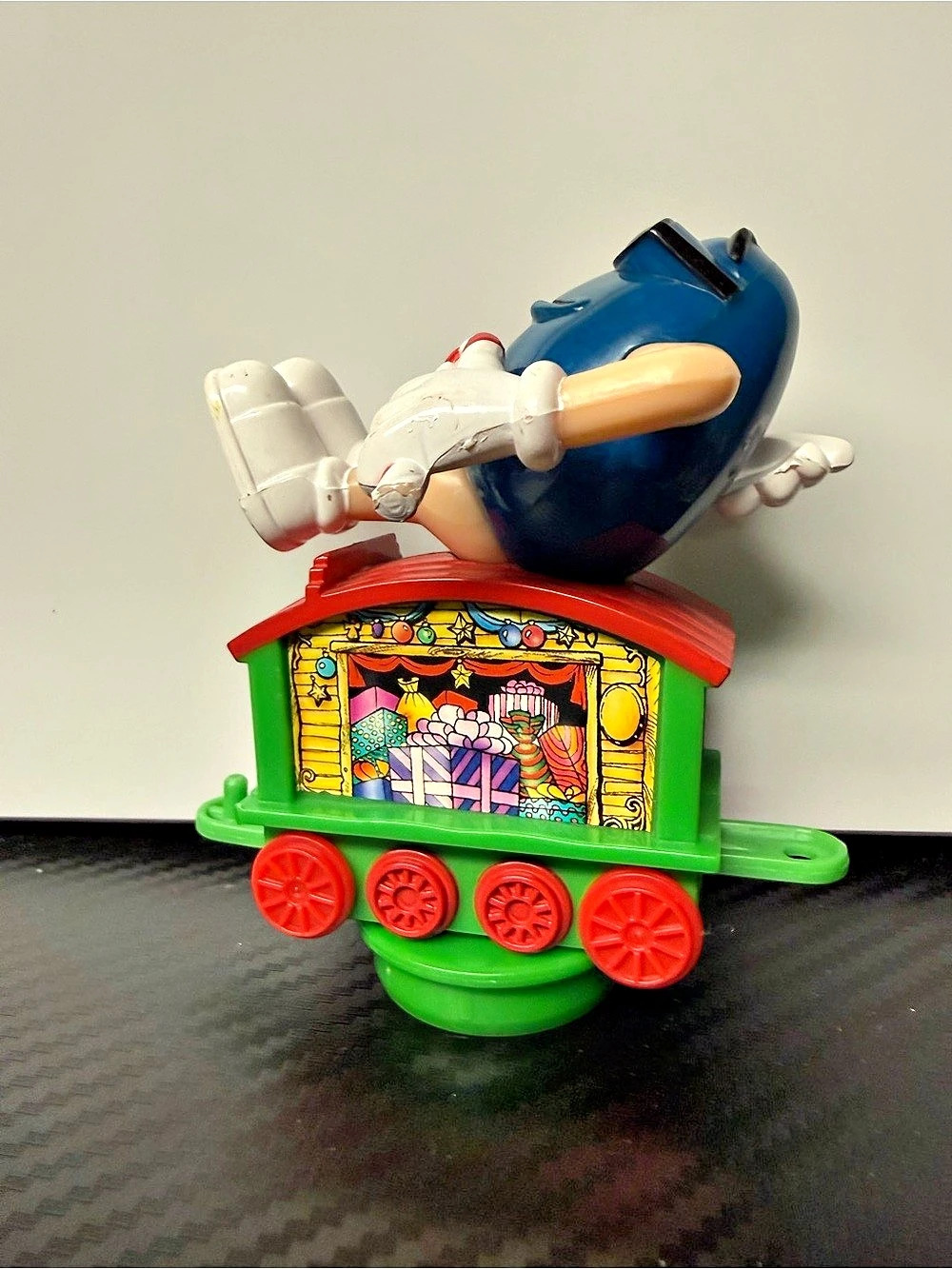 M&M's Holiday Express Train Car - Blue Character Toy